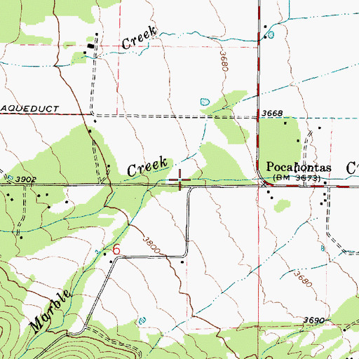 Topographic Map of Ebell Picnic Area, OR