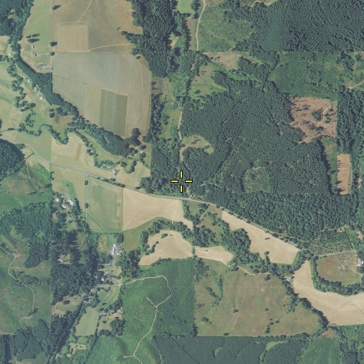 Aerial/Satellite Image of Eber Creek, OR