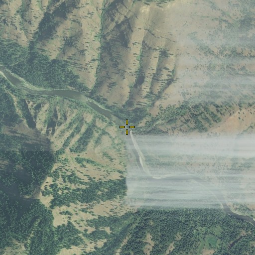 Aerial/Satellite Image of Elbow Creek, OR