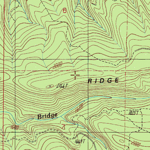Topographic Map of Emerson Ridge, OR