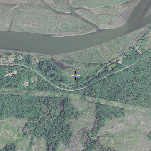Aerial/Satellite Image of Eskeline Creek, OR
