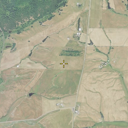 Aerial/Satellite Image of Evans Butte, OR