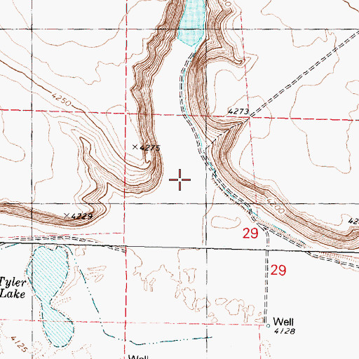 Topographic Map of Fay Canyon, OR