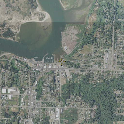 Aerial/Satellite Image of Ferry Creek, OR