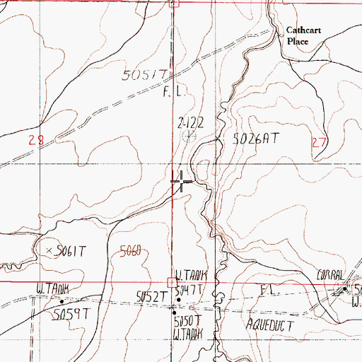 Topographic Map of Field Creek, OR
