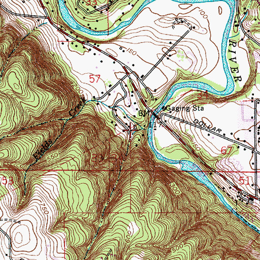 Topographic Map of Fields Creek, OR