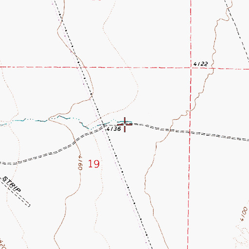 Topographic Map of Fields Creek, OR