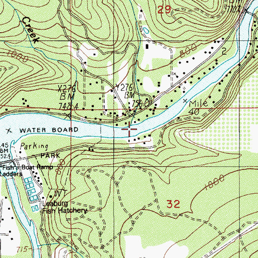 Topographic Map of Finn Creek, OR