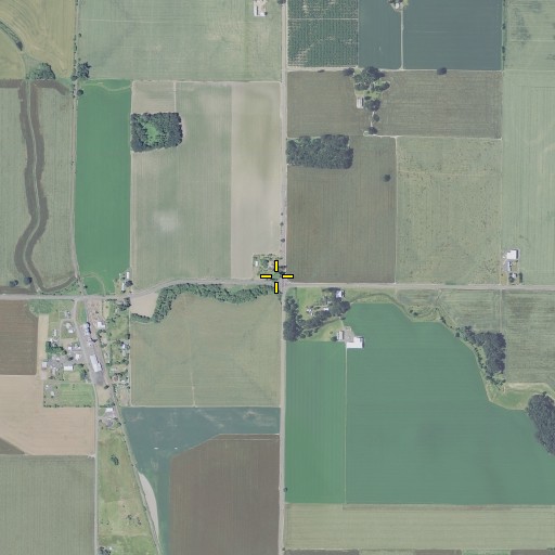 Aerial/Satellite Image of Finns Corner, OR