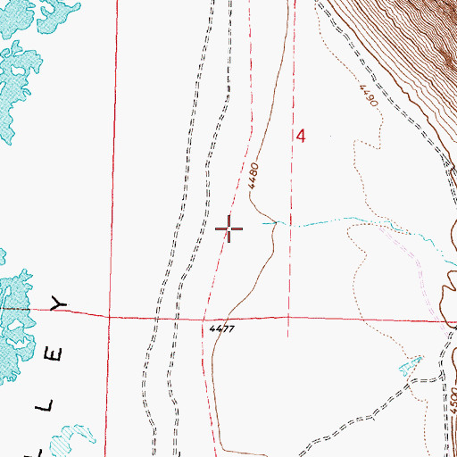Topographic Map of Fisher Canyon, OR
