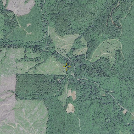 Aerial/Satellite Image of Fishhawk Falls, OR