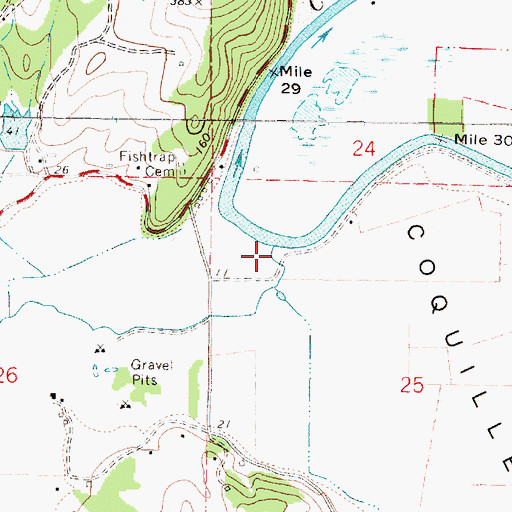 Topographic Map of Fishtrap Creek, OR