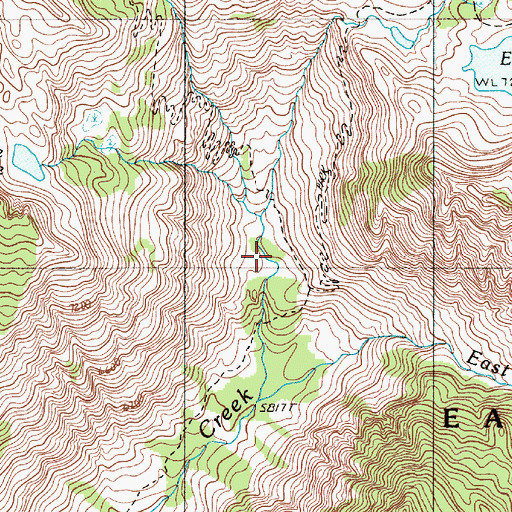 Topographic Map of Flat Rock Forest Camp, OR