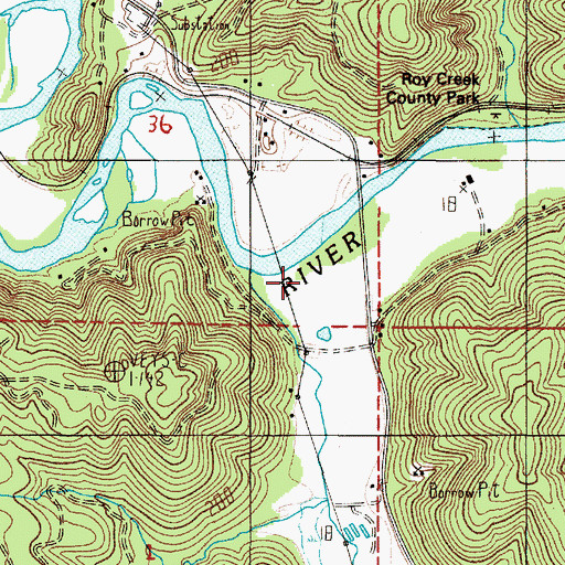 Topographic Map of Foley Creek, OR