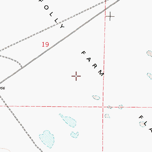 Topographic Map of Folly Farm Flat, OR