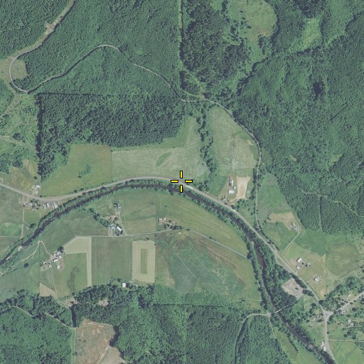 Aerial/Satellite Image of Lindgren Creek, OR