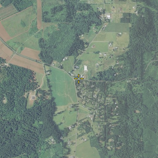 Aerial/Satellite Image of Four Corners, OR