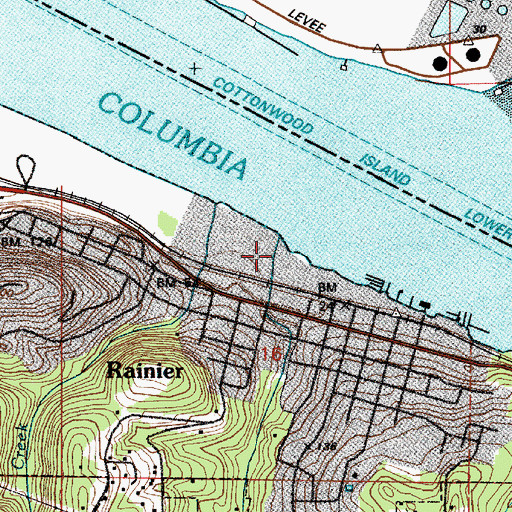 Topographic Map of Fox Creek, OR