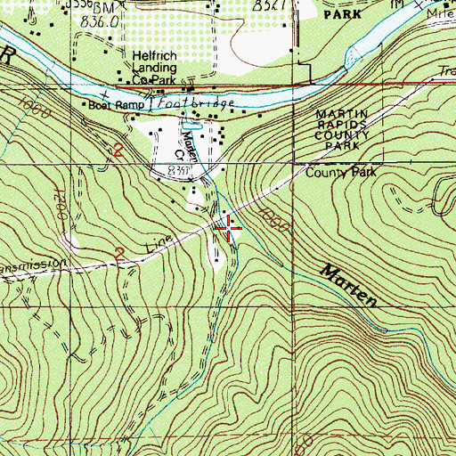 Topographic Map of Gale Creek, OR