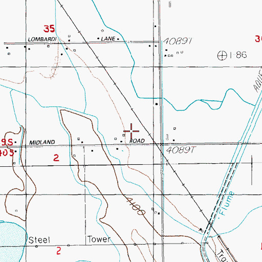Topographic Map of Gem (historical), OR