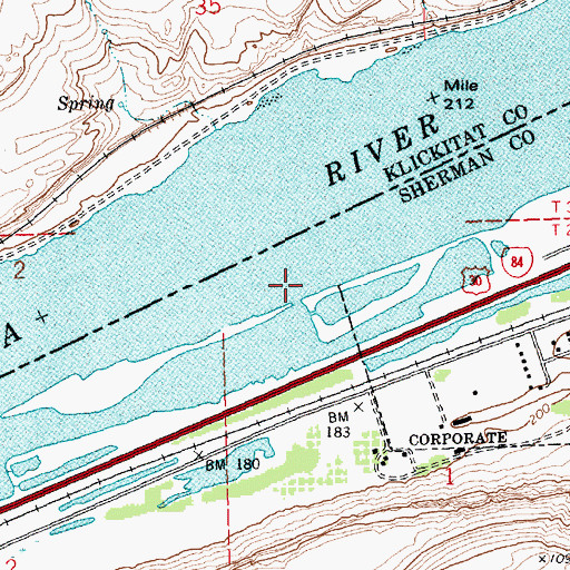 Topographic Map of Gerking Canyon, OR
