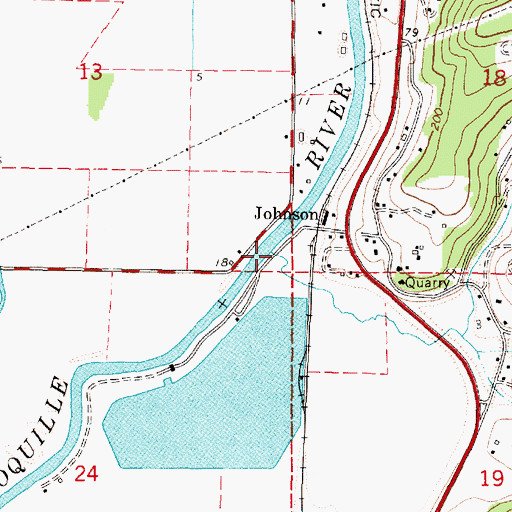 Topographic Map of Glen Aiken Creek, OR