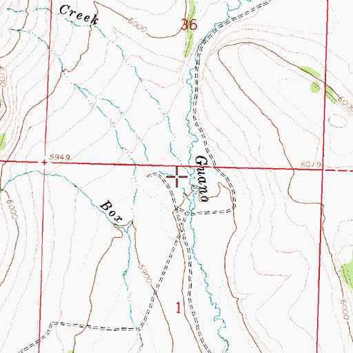 Topographic Map of Goat Creek, OR