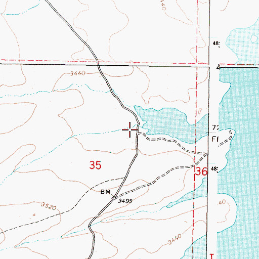 Topographic Map of Gold Gulch, OR