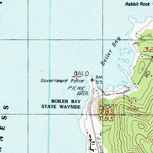 Topographic Map of Government Point, OR