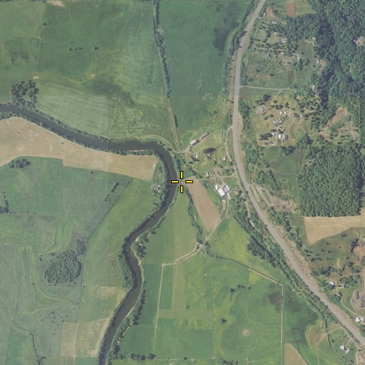 Aerial/Satellite Image of Gray Creek, OR