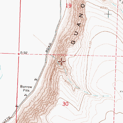 Topographic Map of Guano Rim, OR