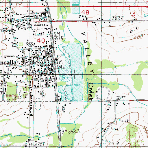 Topographic Map of Halo Creek, OR