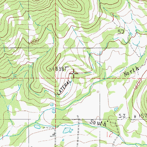 Topographic Map of Hammel Lateral, OR