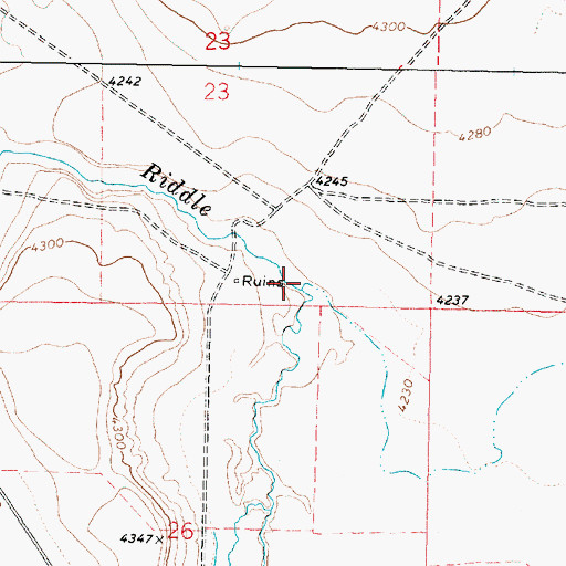 Topographic Map of Happy Valley, OR