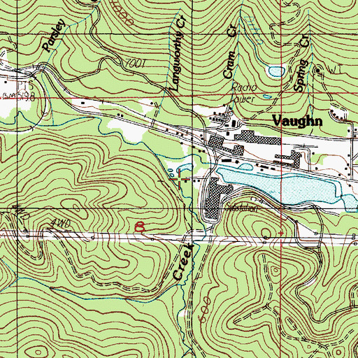Topographic Map of Hardy Creek, OR