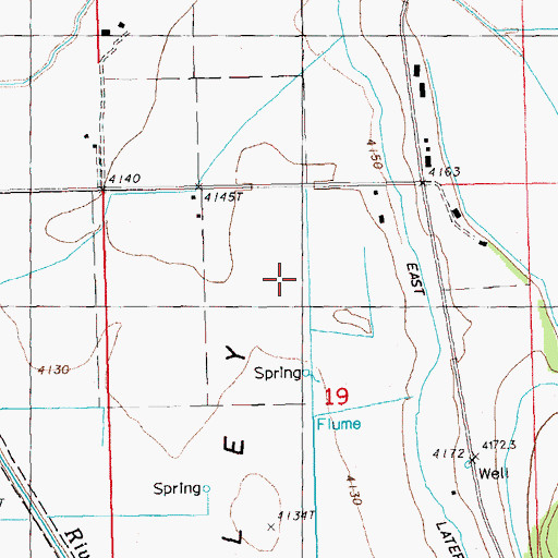 Topographic Map of Hargadine Spring, OR