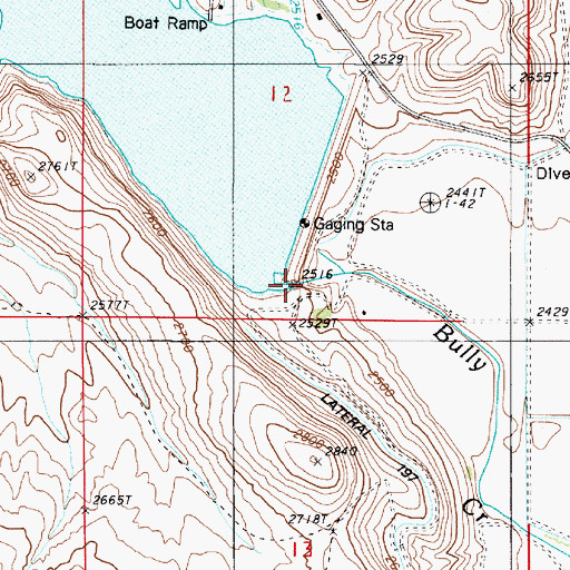 Topographic Map of Hendrix Siphon, OR