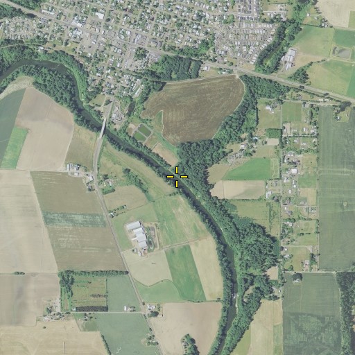 Aerial/Satellite Image of Henry Creek, OR