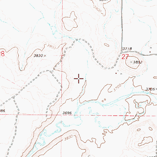 Topographic Map of Hidden Valley, OR