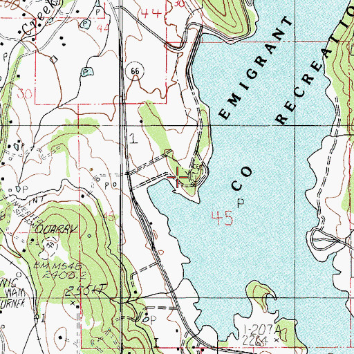 Topographic Map of Hill Cemetery, OR