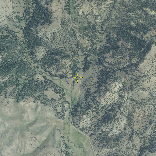 Aerial/Satellite Image of Hudspeth Corral, OR