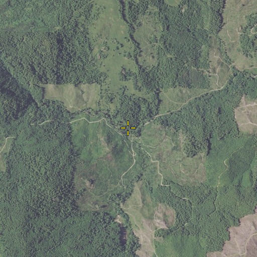 Aerial/Satellite Image of Huff Creek, OR