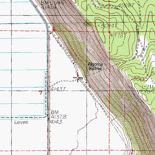 Topographic Map of Hummingbird Spring, OR