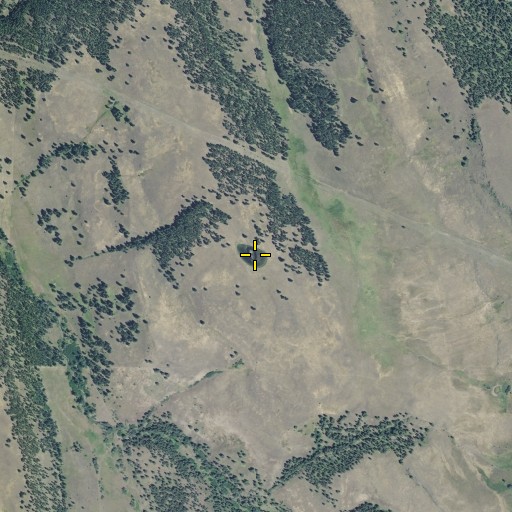 Aerial/Satellite Image of Hunter Lake, OR
