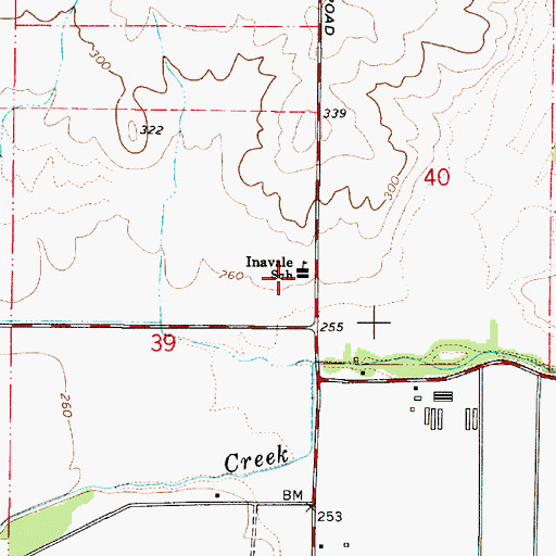Topographic Map of Muddy Creek Charter School, OR