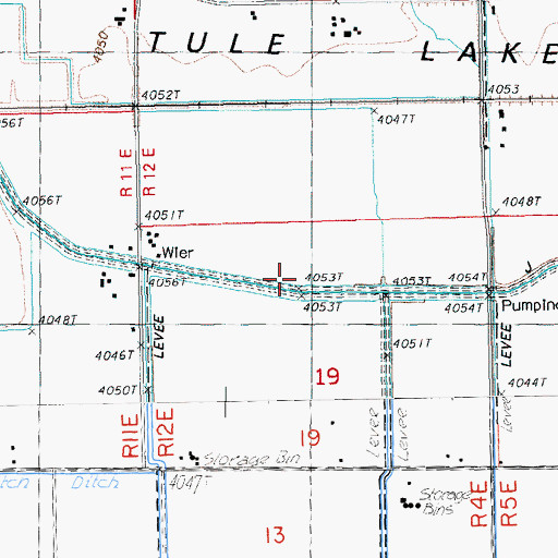 Topographic Map of J Canal, OR