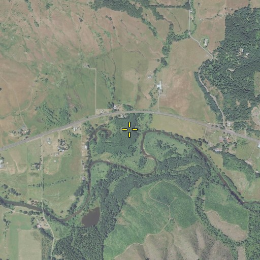 Aerial/Satellite Image of Jack Creek, OR