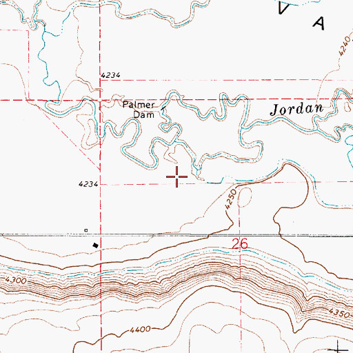 Topographic Map of Jack Creek, OR