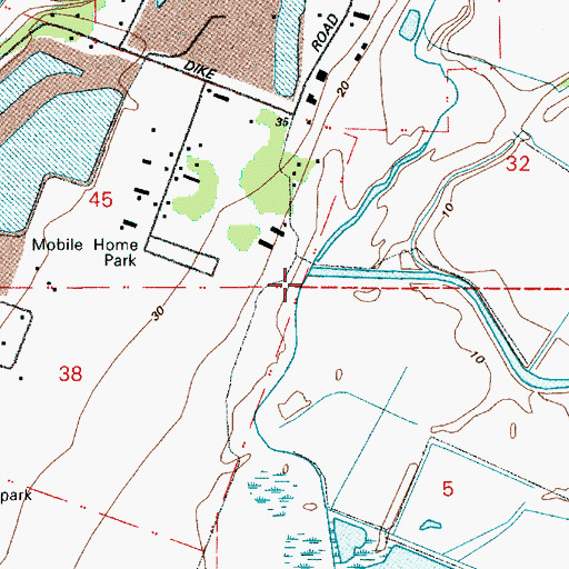 Topographic Map of Jackson Creek, OR