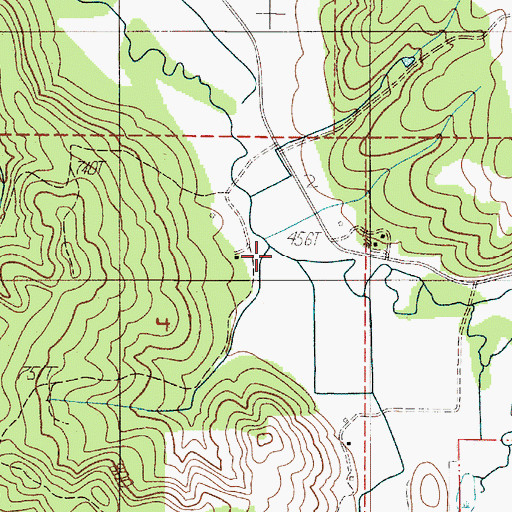 Topographic Map of Jordan Creek, OR